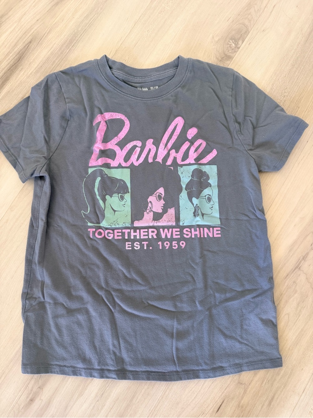 abercrombie kids Barbie tee with Pink & Mint Barbie Graphic